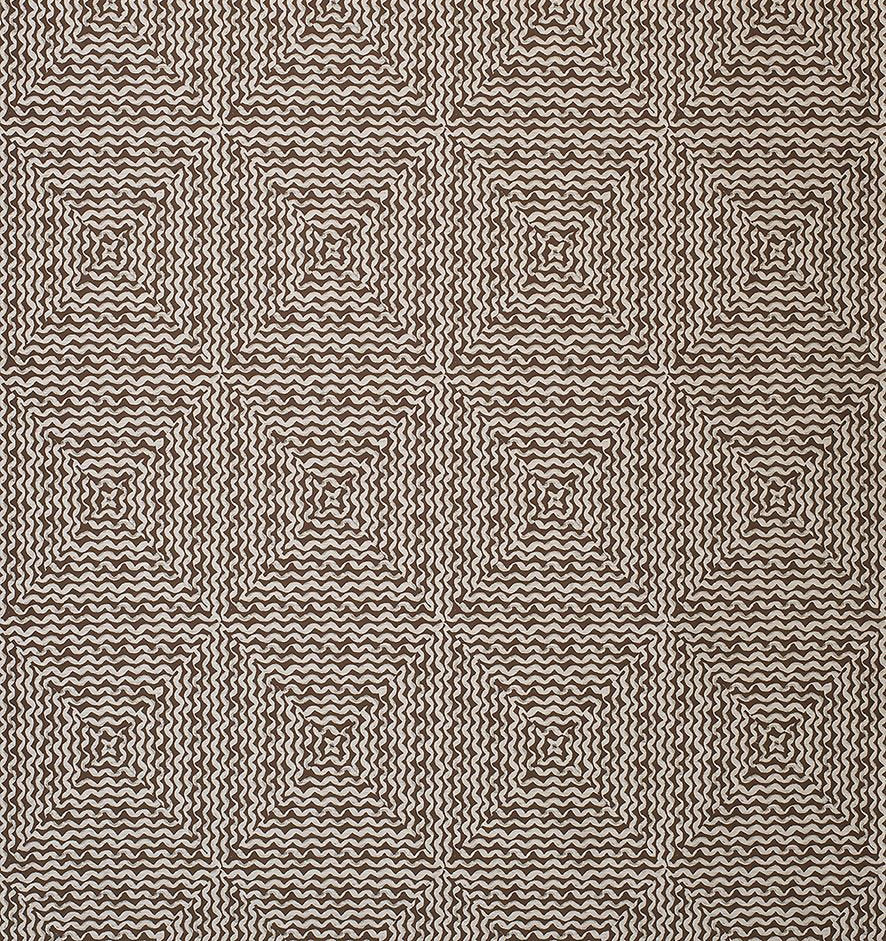 DWCY-900172 Nina Campbell Fabric Umber designer-wallcoverings-los-angeles