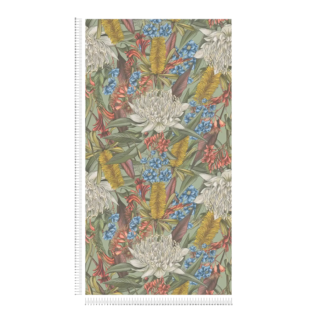 Drawn Into Nature Green Wallcovering | AS Creation