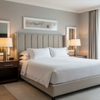 Pinnacle Rock - Frost Upholstered Headboard | Architectural Fabrics