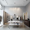 Moroccan Silver Mica | Hollywood Wallcoverings - Retail Showroom commercial room setting