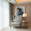 St. Barthelemy - Gull Upholstered Chair | Architectural Fabrics