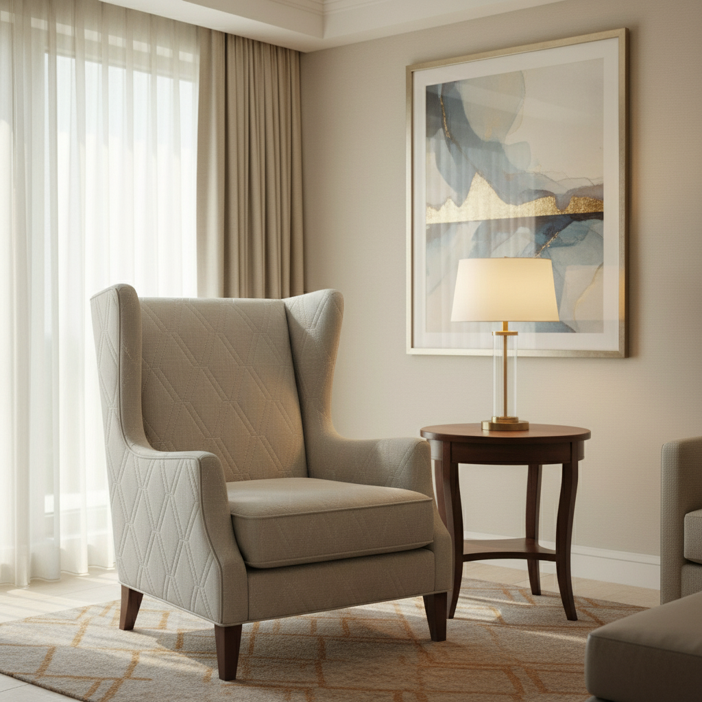 Stone Haven - Chalet Upholstered Chair | Architectural Fabrics