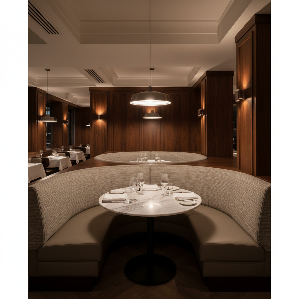 Abaca - Stone Weave Tekloom Performance Upholstered Banquette | Architectural Fabrics