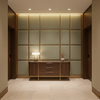 Smooth Pebble Grain Dusty Sage Upholstered Wall Panel | Architectural Fabrics