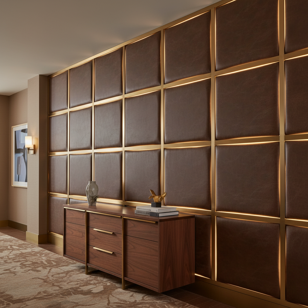 Baroque - Baroque Performance Vinyl Upholstered Wall Panel | Architectural Fabrics