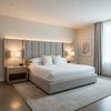 Steeple Reef - Haze Upholstered Headboard | Architectural Fabrics