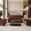 Maho Bay - Mahogany Upholstered Sofa | Architectural Fabrics
