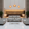 Fine Woven Texture Soft Gray Upholstered Sofa | Architectural Fabrics