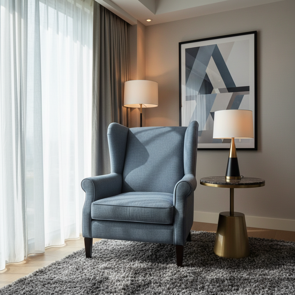 Linen Island - Reef Upholstered Chair | Architectural Fabrics