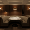 Luxury Cay - Shadow Upholstered Banquette | Architectural Fabrics