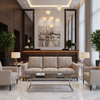 Axis - Axis Etched Polyurethane Upholstered Sofa | Architectural Fabrics