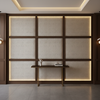 Analog - Oatmeal Etched Polyurethane Upholstered Wall Panel | Architectural Fabrics
