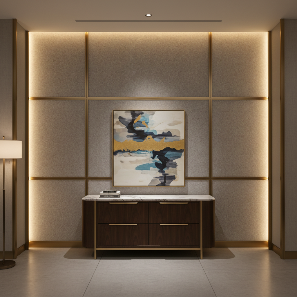 Turquoise Bay - Mica Upholstered Wall Panel | Architectural Fabrics
