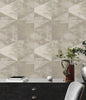 Geo Effect Beige Wallcovering | AS Creation