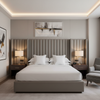 Algiers - Silver Lining Performance Vinyl Upholstered Headboard | Architectural Fabrics