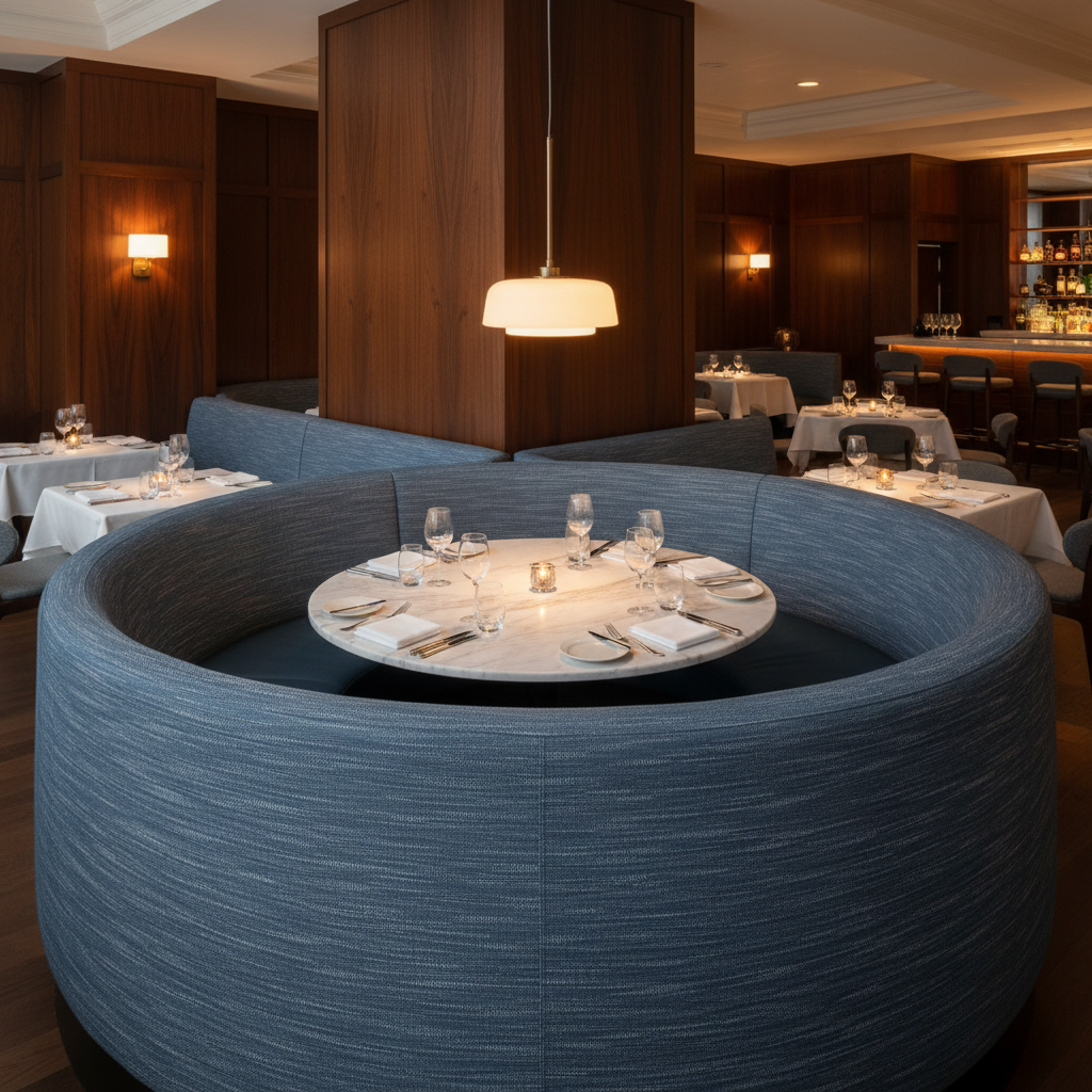 Azores - Azores Tekloom Performance Upholstered Banquette | Architectural Fabrics