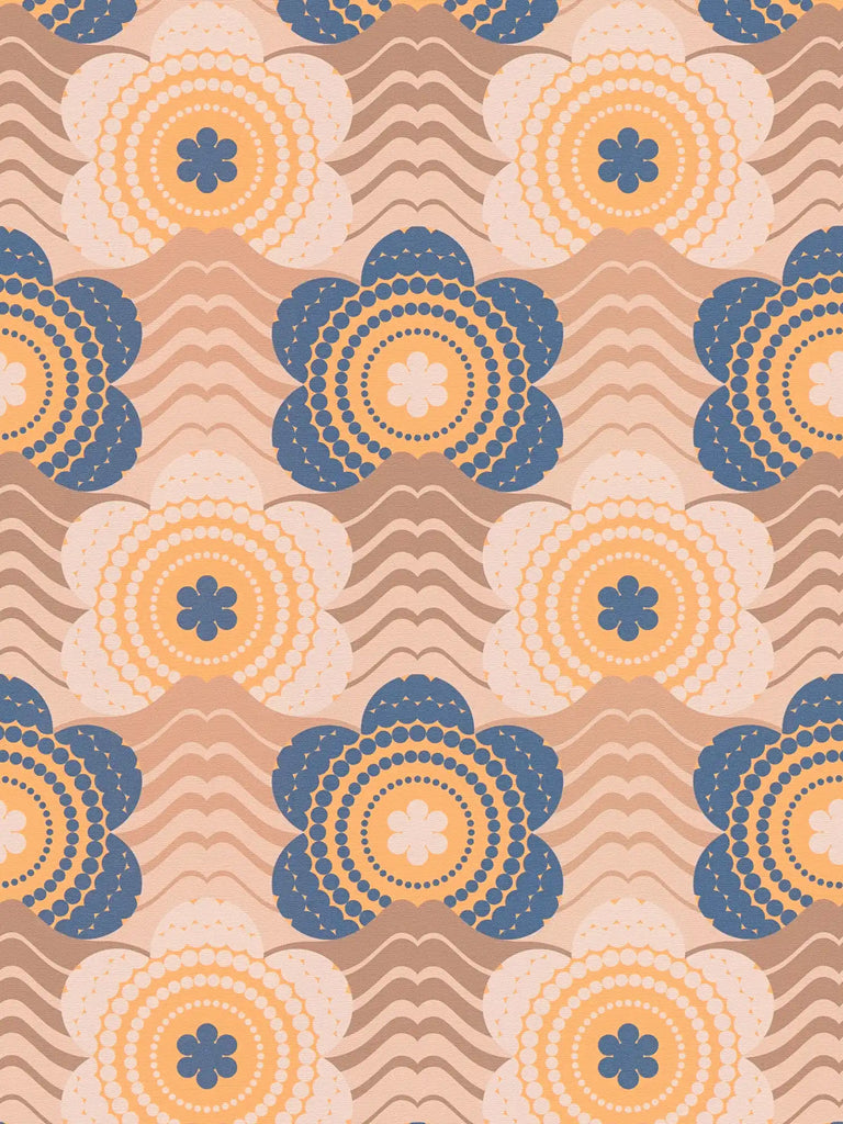 Retro Chic Beige Wallcovering | AS Creation