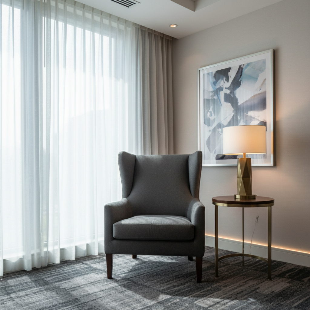 Savannah Bay - Noir Upholstered Chair | Architectural Fabrics