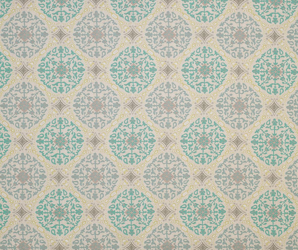 DWCY-900117 Nina Campbell Fabric Ecru designer-wallcoverings-los-angeles