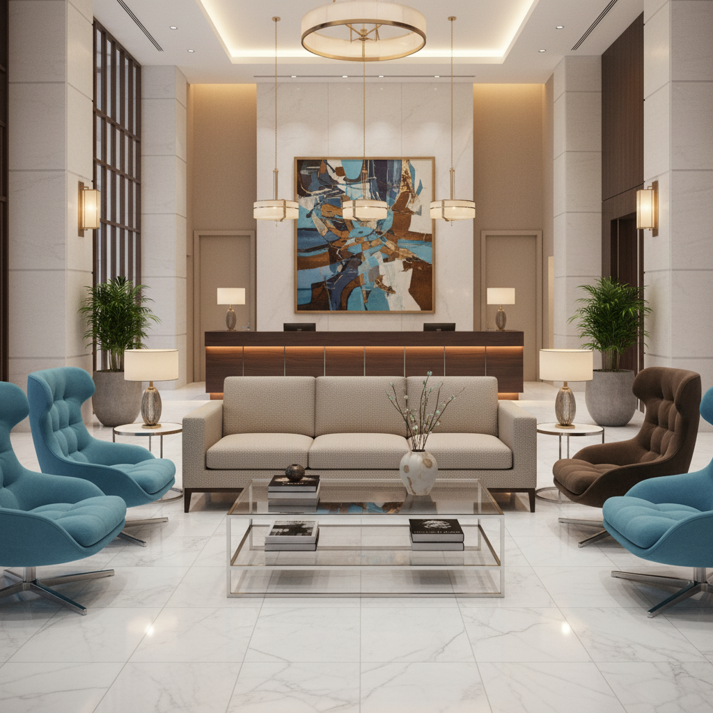 Turquoise Bay - Morel Upholstered Sofa | Architectural Fabrics