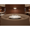 Pinnacle Rock - Shadow Upholstered Banquette | Architectural Fabrics