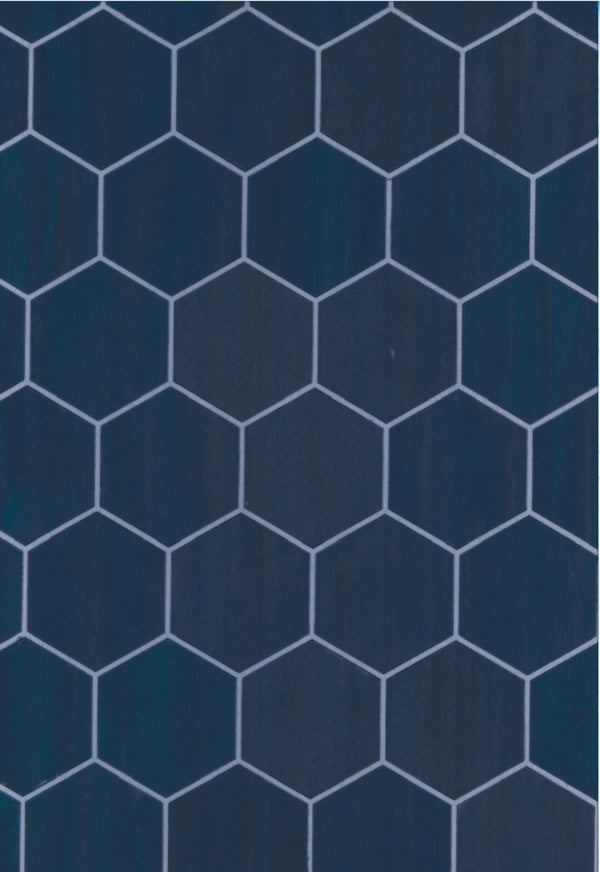 Jupiter-Navy Wallcovering | Phillipe Romano