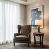 Alamo - Truffle Performance Vinyl Upholstered Chair | Architectural Fabrics