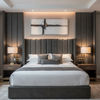 Alamo - Deep Sea Performance Vinyl Upholstered Headboard | Architectural Fabrics