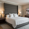Storm Bay - Black Upholstered Headboard | Architectural Fabrics