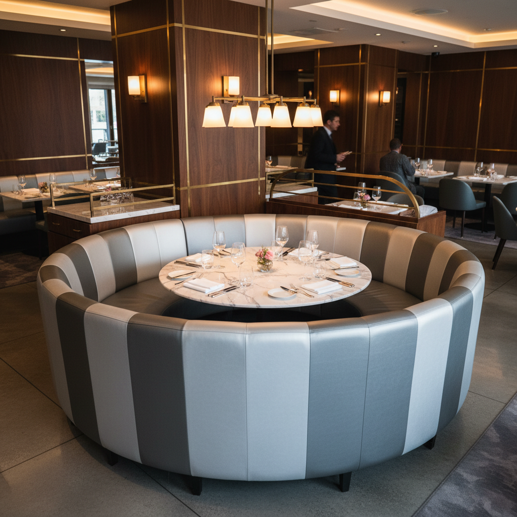 Dale City Passionate Upholstered Banquette | Architectural Fabrics