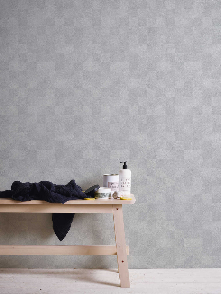 Titanium 3 Grey Wallcovering | AS Creation