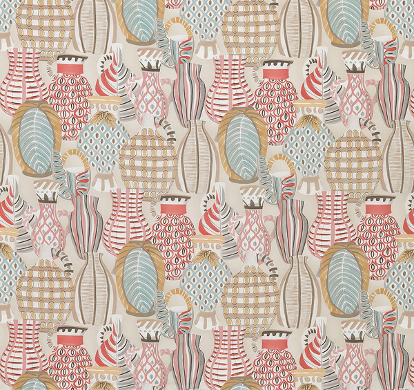 Nina Campbell Fabric - Warm Neutral Wallcovering | Nina Campbell