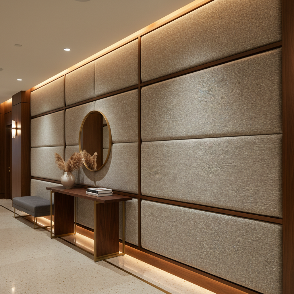Bellevue - Bellevue Tekloom Performance Upholstered Wall Panel | Architectural Fabrics