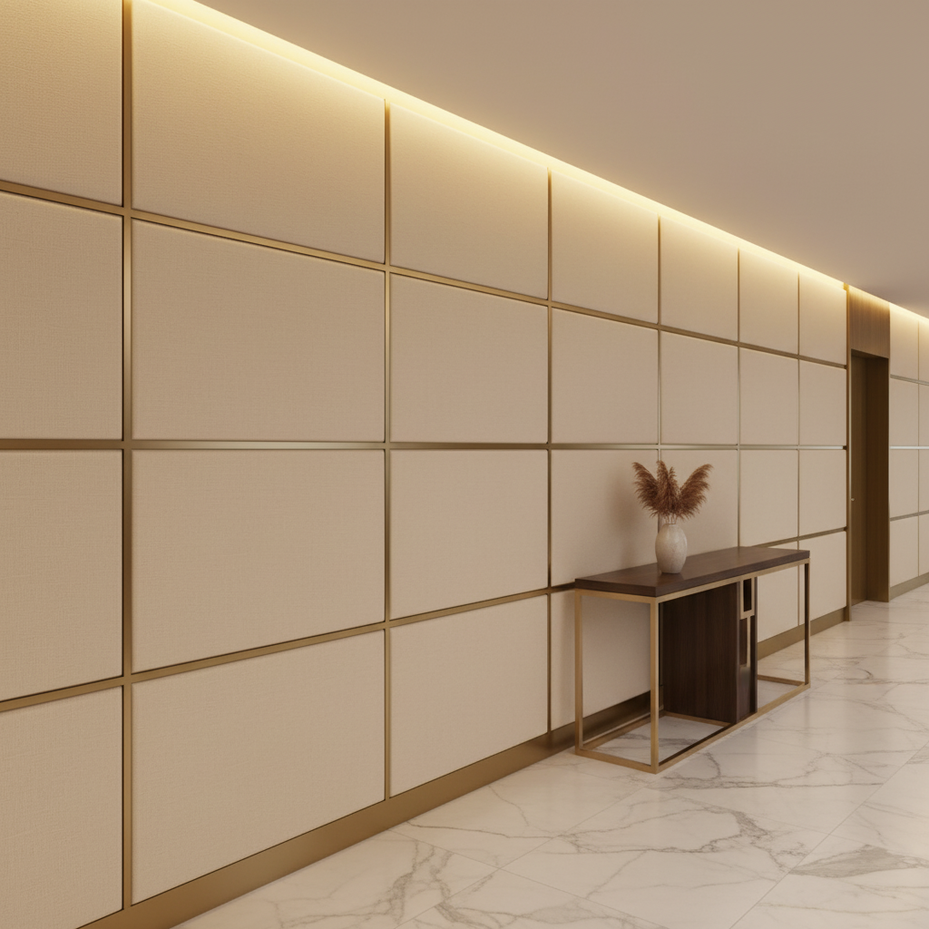 Vintage Harbor - Eggshell Upholstered Wall Panel | Architectural Fabrics