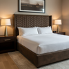 Waterfall Bay - Dk. Espresso Upholstered Headboard | Architectural Fabrics