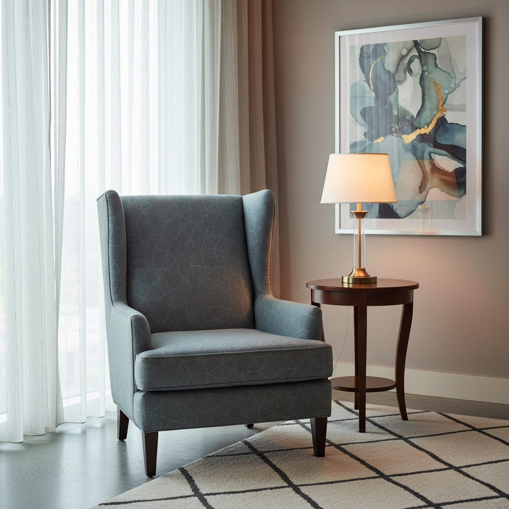 St. Barthelemy - Storm Upholstered Chair | Architectural Fabrics