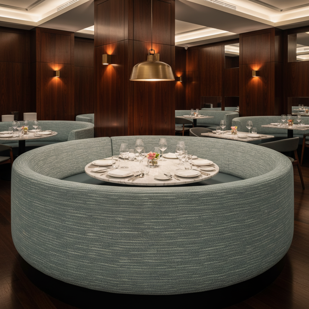 Azores - Azores Tekloom Performance Upholstered Banquette | Architectural Fabrics
