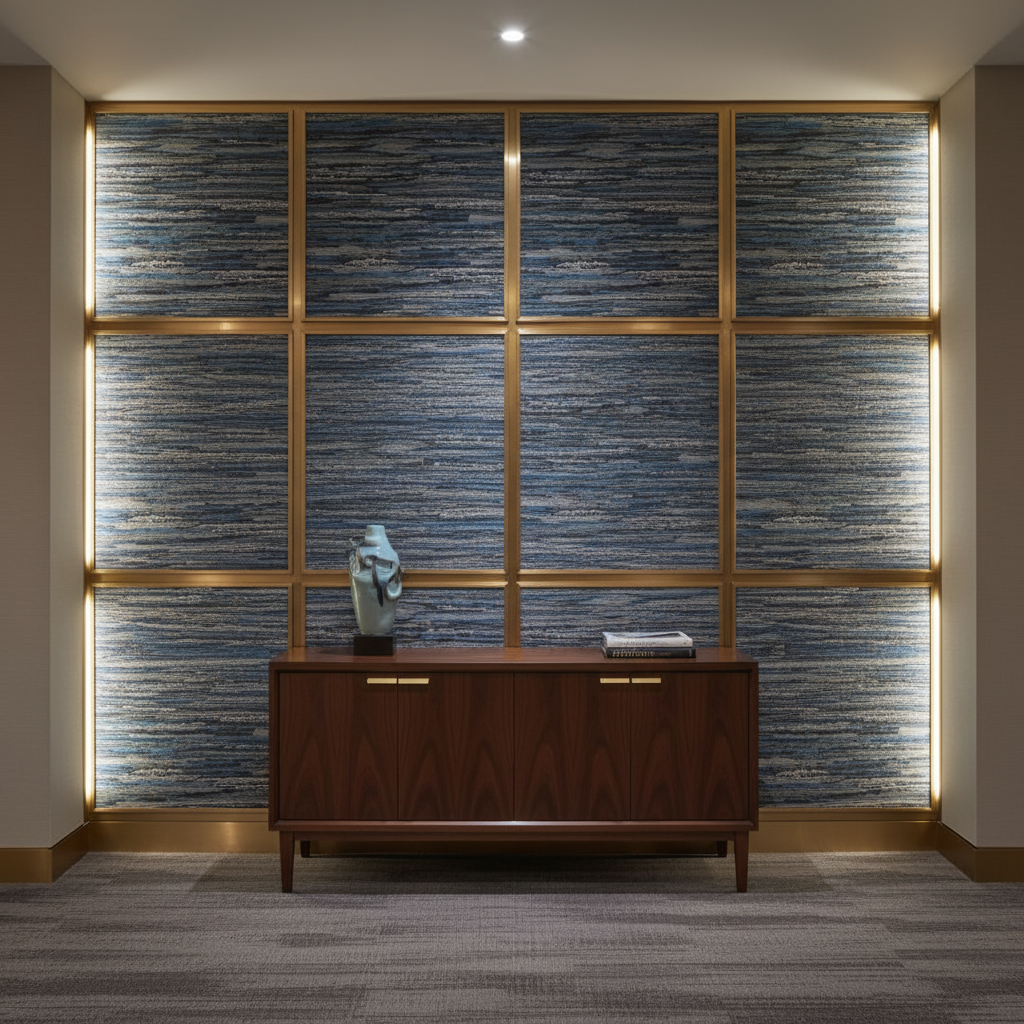 Pigeon Island - Nautical Upholstered Wall Panel | Architectural Fabrics