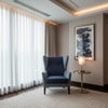 Bedford Jet Upholstered Chair | Architectural Fabrics