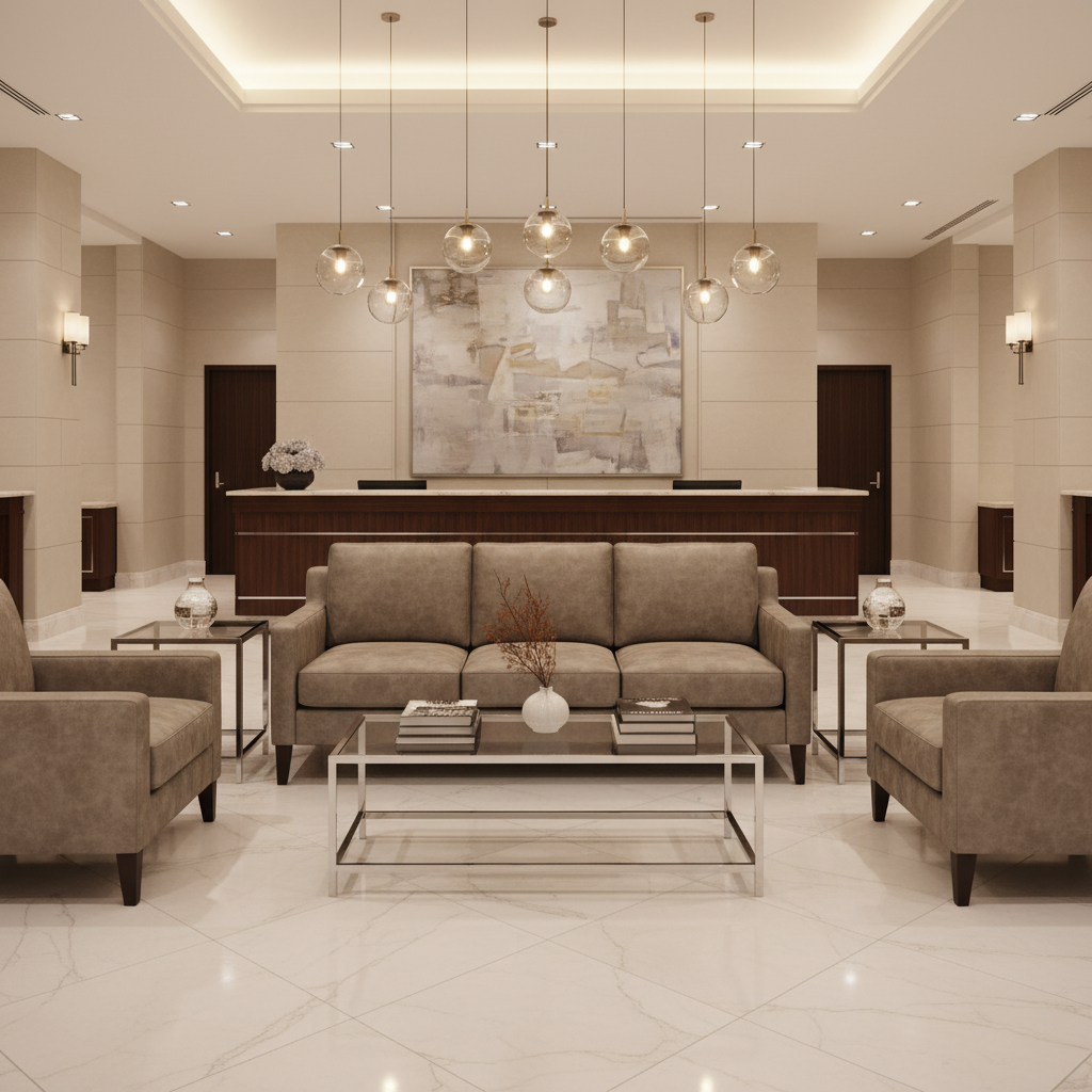 Alamo - Earthen Taupe Performance Vinyl Upholstered Sofa | Architectural Fabrics