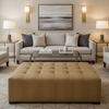 Snake Cay - Mica Upholstered Ottoman | Architectural Fabrics