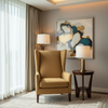 Woven Basketweave Texture Golden Wheat Upholstered Chair | Architectural Fabrics
