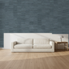 Nantucket Grasscloth Deep Sea Wallcovering | Phillipe Romano room setting