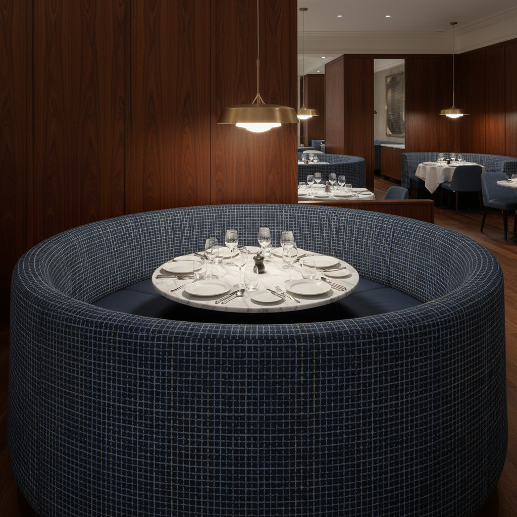 Stingray City - Maritime Upholstered Banquette | Architectural Fabrics