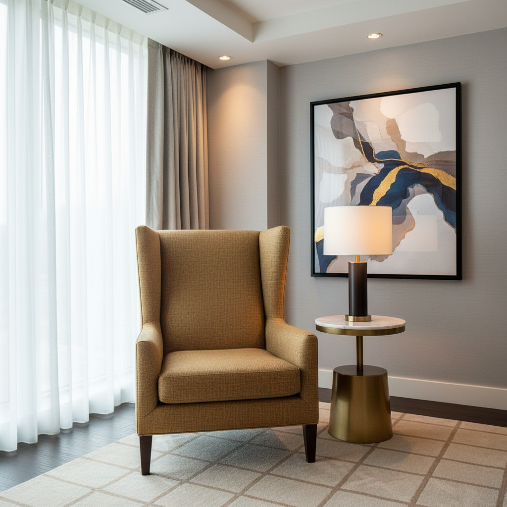 Adagio - Adagio Blackout Fabric Upholstered Chair | Architectural Fabrics