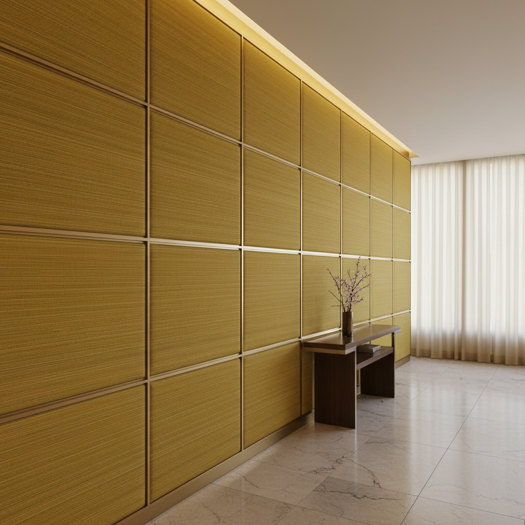 Montego - Lemongrass Upholstered Wall Panel | Architectural Fabrics