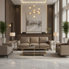 Luxury Cay - Gravel Upholstered Sofa | Architectural Fabrics