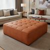Bastia - Bastia Performance Polyurethane Upholstered Ottoman | Architectural Fabrics
