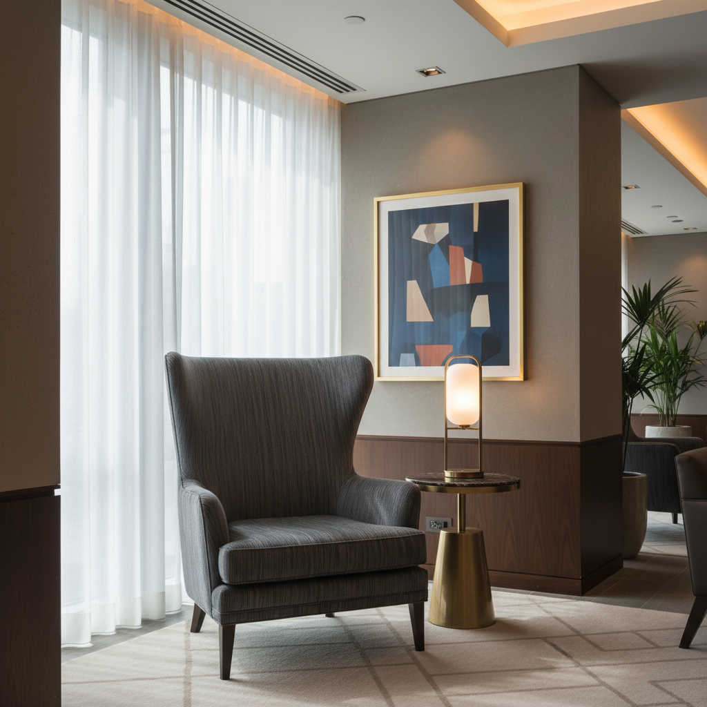 Bedford Meteor Upholstered Chair | Architectural Fabrics