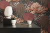 Famous Garden Black, Cream, Orange, Pink, Red Wallcovering | AS Creation